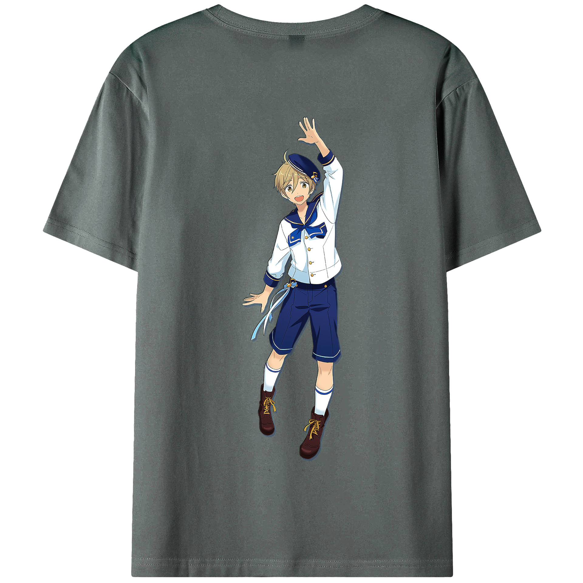 （画像用） あんさんぶるスターズ! Ensemble Stars 綿100％半袖Tシャツ（背面プリント）